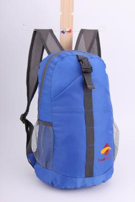 China Low Cadmium Polyester Foldable Day Backpack For Gym Sports for sale