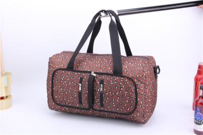 China Competitive Price Large capacity travel bags for women with leopard print for sale