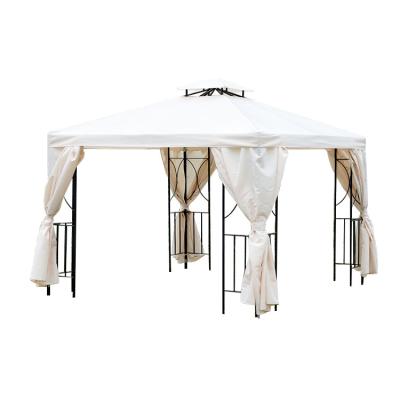 China Modern Outdoor Garden Gazebo Furniture Outdoor Backyard Luxury Rome Gazebo Tent with Customizable Mosquito Netting for Party Wedding Family for sale