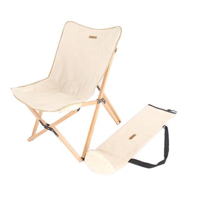 China Outdoor Garden Wooden Butterfly Folding Chair Simple Folding Portable Beech Folding Chair Small Wooden Folding Chair for sale