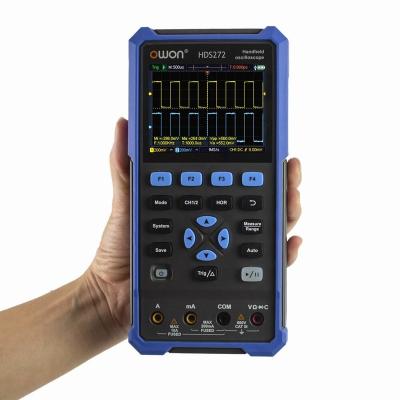 China HDS200 Products Series 2CH Electronic Handheld Oscilloscope 40/70/100MHz Bandwidth 20000 Counts Multimeter OSCILLATOR + DMM + Waveform Generator 3 I for sale