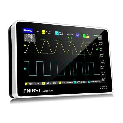 China Electronic Products 1013D 7 Inch 800x480 Digital 2 Channels Tablet Oscilloscope 100M Bandwidth 1GS/s Resolution Sampling Rate Capacitor Screen Touch for sale