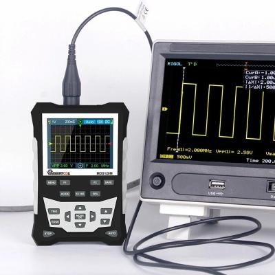 China Products MDS120M Professional Digital Oscilloscope 120MHz 320x240 Electronic Bandwidth 500MS/s Sampling Rate LCD Screen Support Analog Waveform Stor for sale