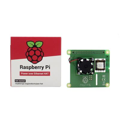 China For Output Power Raspberry Pi 4 PoE HAT IEEE802.3af 5V 2.5A Over Ethernet Expansion Board + Fan For Raspberry Pi 3 Model B+ (Plus) for sale