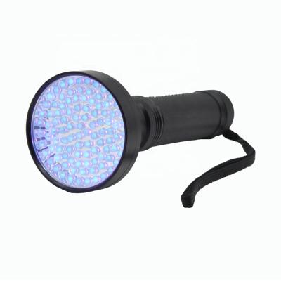 China Dog Detection Spots Check Passport Silver Clover Amazon Torch Hot Ultraviolet Black 395nM Light 100 Led UV Flashlight for sale