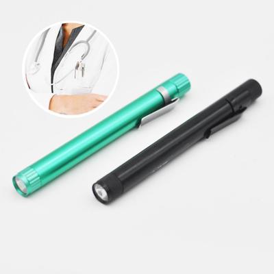 China Medical Doctor Nurse Diagn Measurements Pen Light With Pupil Gauge First Aid Light Pen Medical Portable Mini LED Clover Flashlight for sale