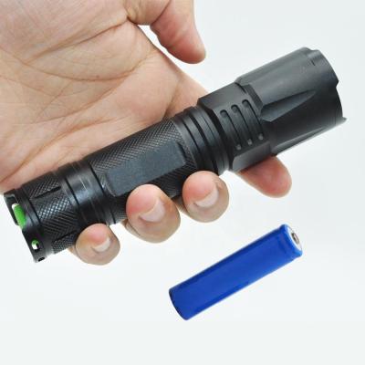 China Led rechargeable torch; Convex Lens Cloverleaf 18650 Portable Tactical Torch Linternas Aluminum Waterproof Emergency Led Rechargeable Flashlight for sale