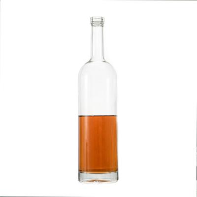 China Super Clear 500ml Rectangle Wish Shaped Liquor Tequila Vodka Glass Liquor Bottles for sale