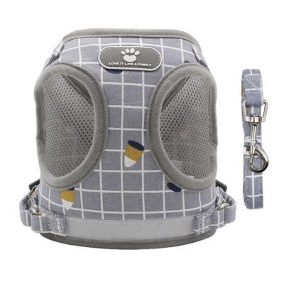 China Plaid Dog Harness BL-849 for sale