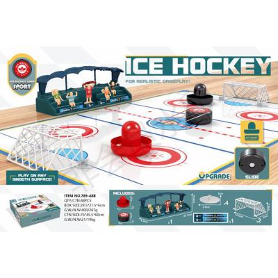 China Indoor sport entertainment kids soccer table board game ice hockey game 29*22*6cm for sale