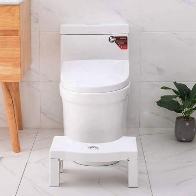 China Foldable Non Slip Bathroom Anti Constipation Plastic Toilet Step Stool for sale