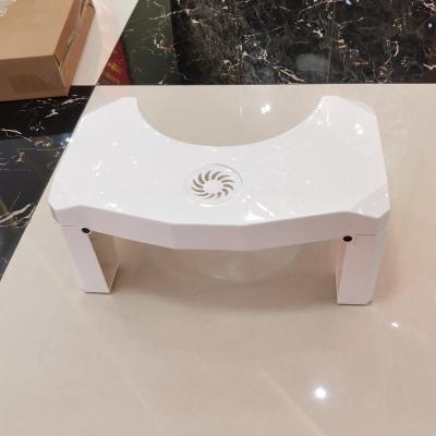 China Foldable Bathroom Step Toilet Stool For Adult Kids Children Plastic Foldable for sale