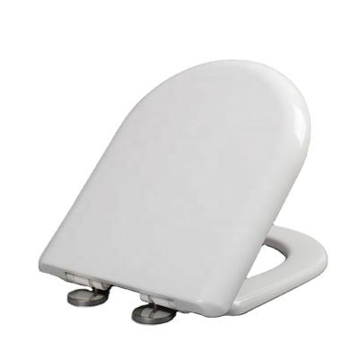 China Slow-End Toilet Seat Stainless U Shape Soft Narrow White Toilet Seats Shape D for sale