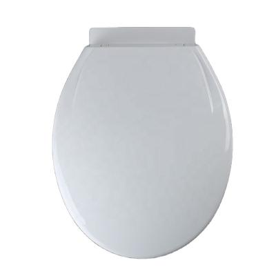 China Slow-end Plastic Toilet Seats Europe WC Round Toilet Seat With Soft End for sale