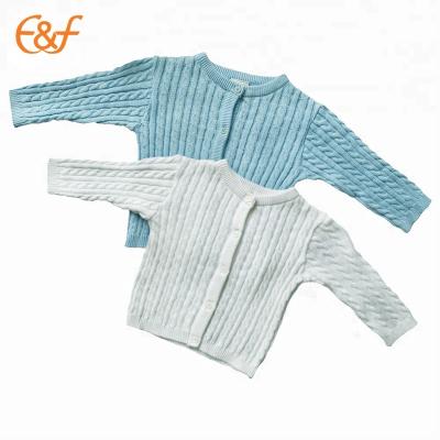 China Anti-pilling hand knit baby cardigan pattern design unisex sweater for sale