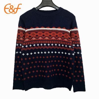 China Anti-pilling Pattern Cashmere Wool Sample Knitting Sweater For Men for sale