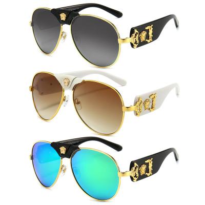 China 2020 environment friendly hot style in Europe and America brand fashionable retro sunglasses toad head sunglasses for men and women for sale