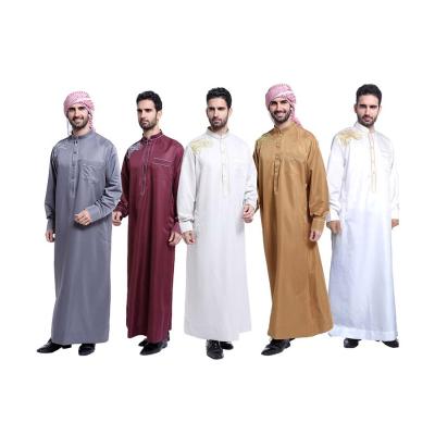 China Comfortable Hot Selling Middle East Dubai Clothing Men Arab Thobe Abaya Gent Muslim Islamic Jilbab Kaftan for sale