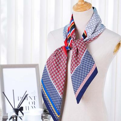 China New Arrival FENNYSUN 90*90cm Large Twill Wrap Multi-Piece Houndstooth Shawl Promotional Pattern Ethnic Scarves And Shawls for sale