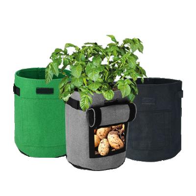 China Good Quality Durable Custom Made Price Breathe Free Growing Pot Potato Growing Bags for sale