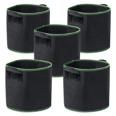 China Eco Friendly 30 Gallon Thick Durable Hydroponic Grow Bag Garden Plant Flower Pots for sale