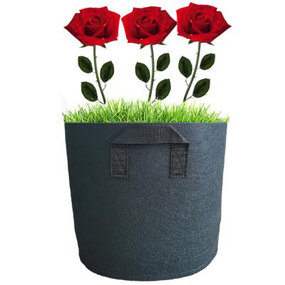 China Cheap Price Durable 1 2 3 5 7 10 Gallon Environmental Friendly Non Woven Plant Grow Bags Vegetable Grow Pots for sale