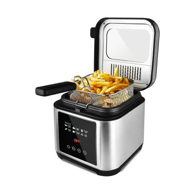 China General Protection Pressure Cooker Automatic Twist Overheat Commercial Fat With Filter Chicken Machine Potato Chip Oil Mini Electric Deep Fryer for sale