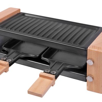 China Household raclette wood grill for sale