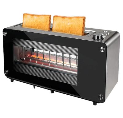 China Household 2 Slice Glass Toaster for sale