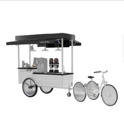 China Winery Energy Saving Used Mobile Electric Fast Food Tricycle Food Cart for Bike and Coffee Ice Cream Bikes for sale