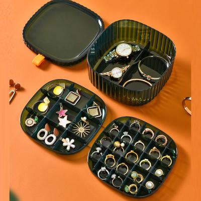 China Bulk Modern Clear Pieces Small Acrylic Jewelry Box Eyelash Watch Ring Box Storage Case Earring Organizer For Cosmetics for sale