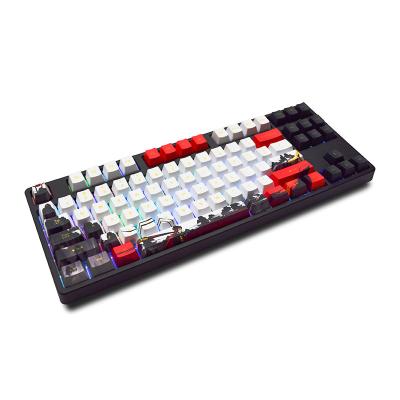 China wholesale RGB Mini Wireless Gaming Mechanical Keyboard, Custom Keyboard Anti-Ghosting Switch for Laptop Ipad Gaming Keyboard for sale