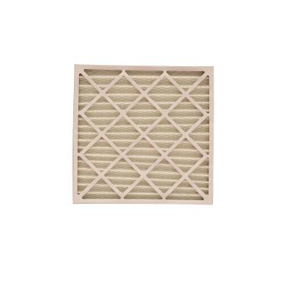 China Hotels Cardboard Frame MERV 4 Pleated Filter With Various Sizes for sale