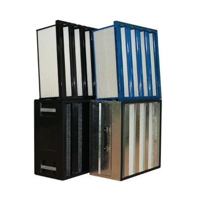 China V-Bank Mini-pleat HEPA Filter Manufacturer in China for sale