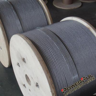 Cina construction certified wire rope/steel wire rope/galvanized wire rope in vendita