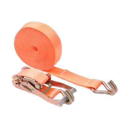 중국 75MM 3INCH 10T Polyester webbing European standard ratchet lashing lashing tie down strap 판매용