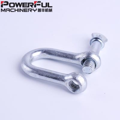 中国 Retail Industry Galvanized Shackle Hardware Rigging JIS Commercial Type D Shackle 販売のため