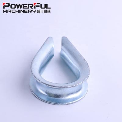 China Wire Rope Thimble China Supplier Stainless Steel USA G411 Round Type Wire Rope Thimbles for sale