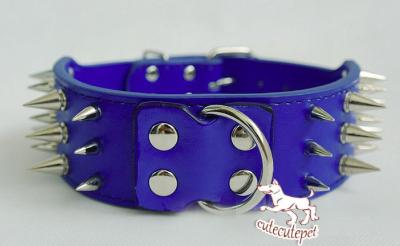 China Studded dog collar, for big dogs, fashion and popular for sale