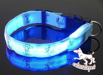 China 2015 new fashionable Cute dog LED collar, for medium and small size dog for sale