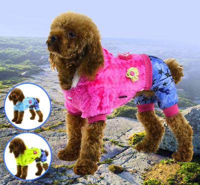 China Pet clothes flush soft warm apparel dog clothes for sale