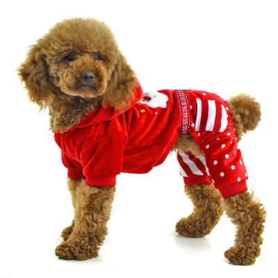 China Christmas clothes for dog fleece dog apparel for sale