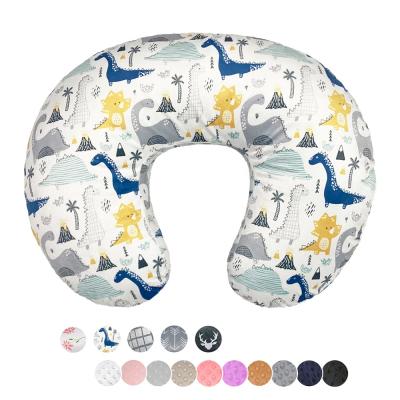 China Anti-Static Minky Nursing Pillow Cover, Breastfeeding Pillow Cover Fits Nursing Pillow For Baby Boy Girl for sale