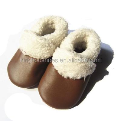 China Glory GENUINE LEATHER Cute Handmade Baby Shoes Wholesale and Best Selling Casual Leather Infant Boots Baby Moccasins for sale