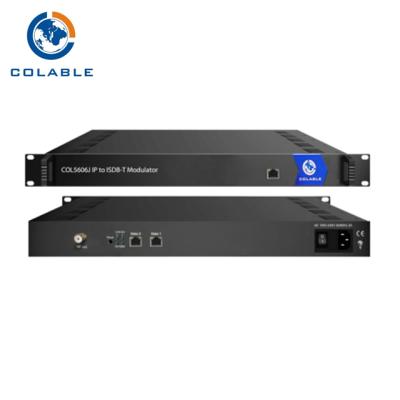 China IP to ISDB-T Modulator Digital TV Headend 6 in 1 IP to ISDB-T Modulator COL5606J for sale