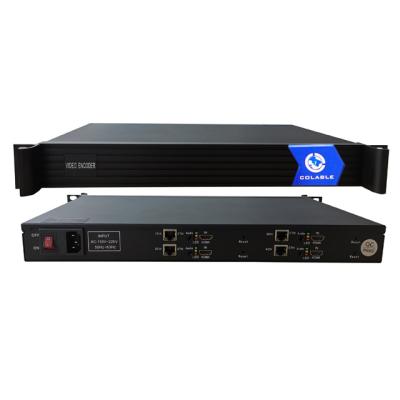 China IPTV Headend Systems iptv streaming server h.264 video encoder 4 channel for hotel iptv system for sale