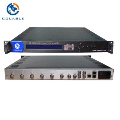 China digital television tv studio headend equipment 8 channels multiplexer scrambler COL5282B COL5282B for sale