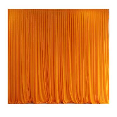 China Wedding celebration factory direct sale meeting room velvet curtain in bed stock wholesale room more choice color gauze backdrop for sale