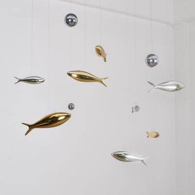 China NEW STYLE ceiling decoration wedding party hotel ceiling hanging fish decorations party wall decorations wedding events mall for sale