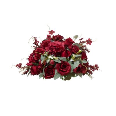 China Handmake Table Flower Handmade Silk Floral Wedding Ball Wedding Centerpieces for sale